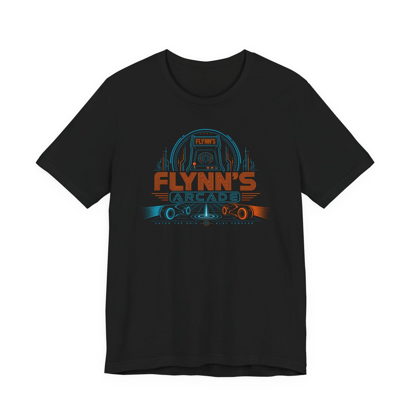 FLYNN'S ARCADE Shirt - TRON Inspired Tee, Retro Arcade 80s Gamers tshirt