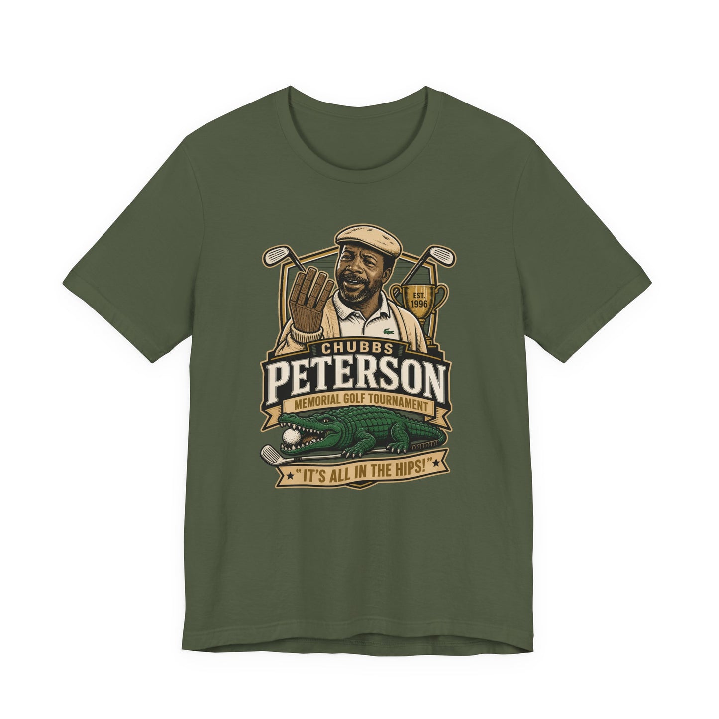Chubbs Peterson Memorial Golf Tournament T-Shirt - Happy Gilmore T-shirt, Funny Golf Movie Tee, Retro Golf Graphic Shirt, Pop Culture Golf Gift
