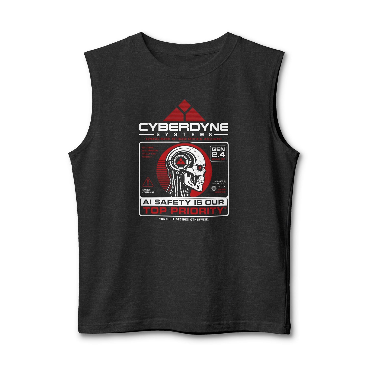 Terminator tank top, Cyberdyne Systems Shirt, Terminator Inspired Sci-Fi Tee, I'll Be Back, T2, Skynet, Artificial Intelligence