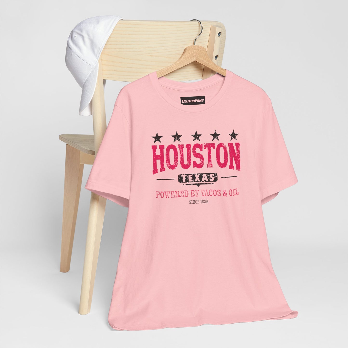 Houston, Texas: Powered By Tacos & Oil - T-Shirt