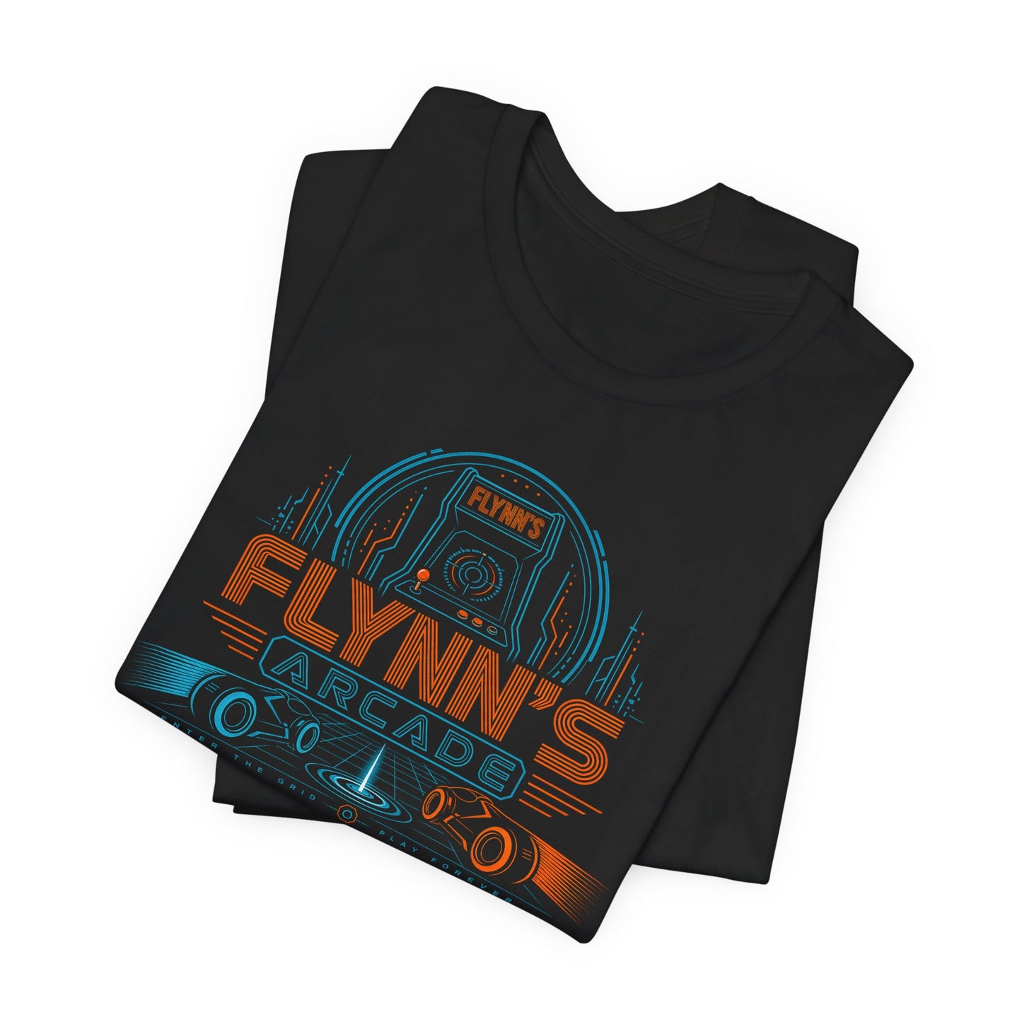 FLYNN'S ARCADE Shirt - TRON Inspired Tee, Retro Arcade 80s Gamers tshirt