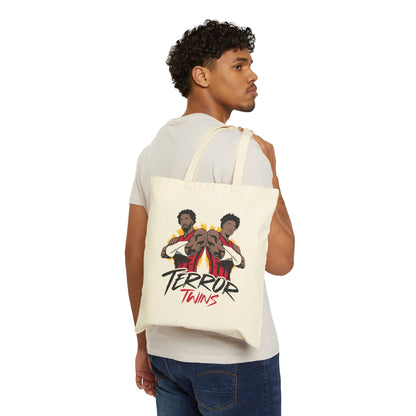 TERROR TWINS - Cotton Canvas Tote Bag