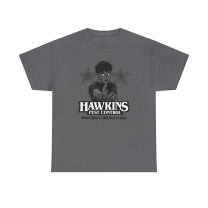 Hawkins Pest Control Shirt - Funny Stranger Things Movie Shirt, Retro 80s Sci-Fi Horror, Upside Down Shirt