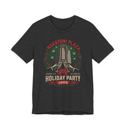 Nakatomi Plaza Holiday Party 1988 Shirt - Funny Christmas Movie Unisex Tee, Die Hard Inspired