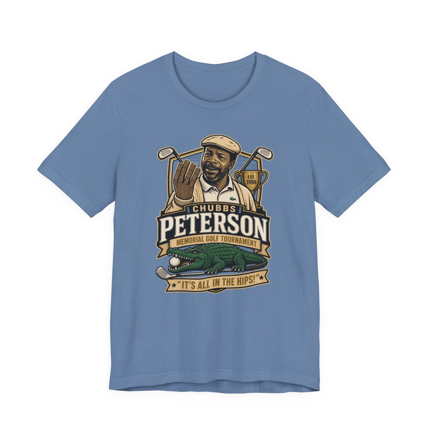 Chubbs Peterson Memorial Golf Tournament T-Shirt - Happy Gilmore T-shirt, Funny Golf Movie Tee, Retro Golf Graphic Shirt, Pop Culture Golf Gift