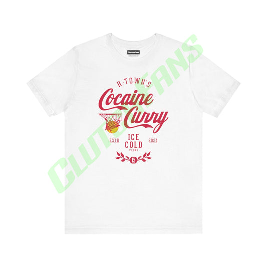 Cocaine Curry: Ice Cold Veins White / S T-Shirt