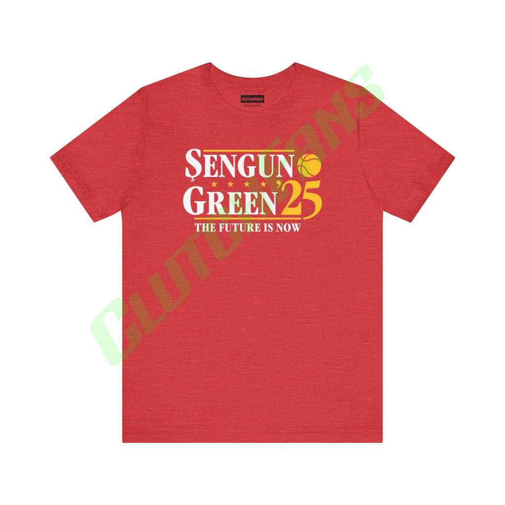 Sengun-Green ’25 Heather Red / S T-Shirt