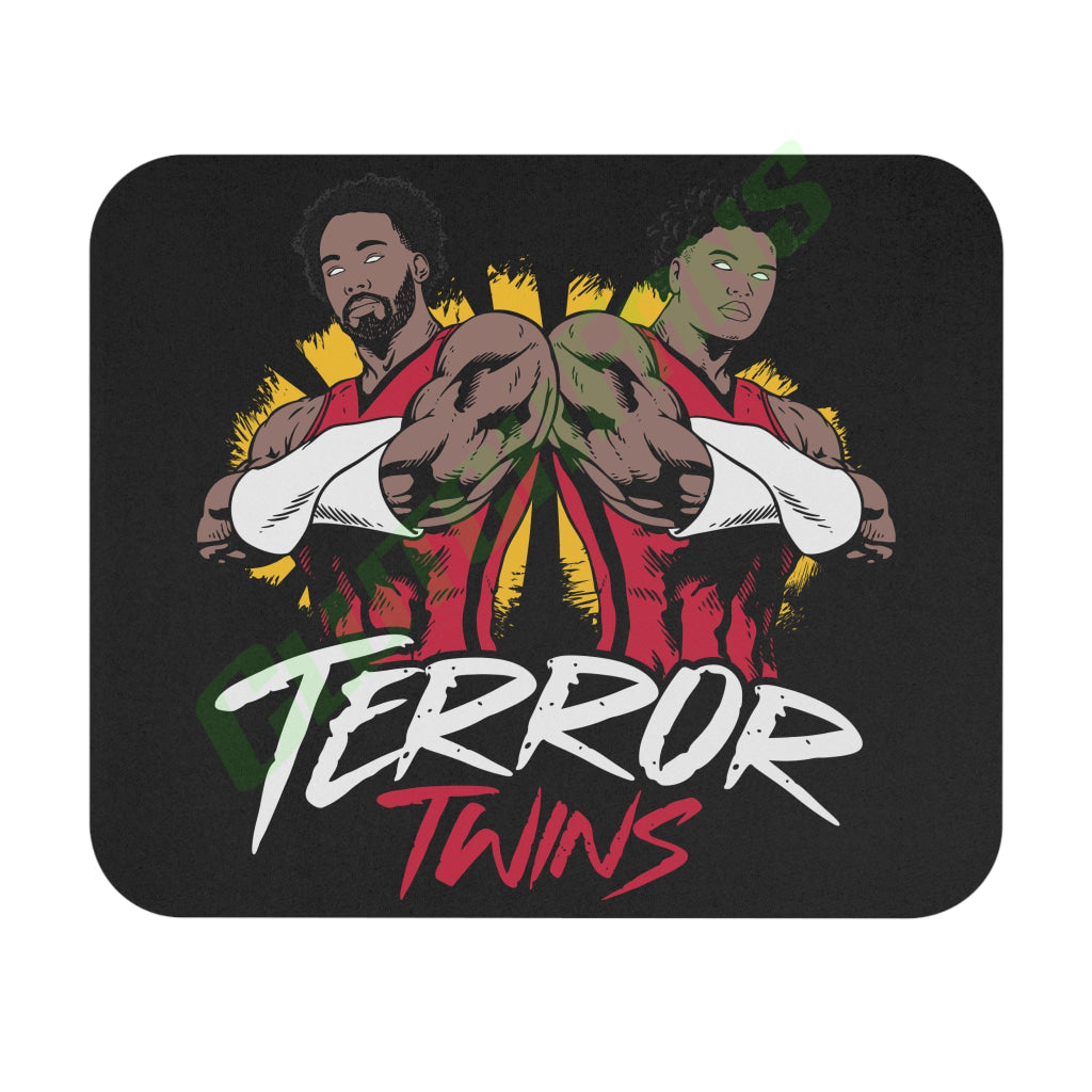 Terror Twins Mouse Pad (Black) 9’’ × 8’’ / Rectangle Home Decor