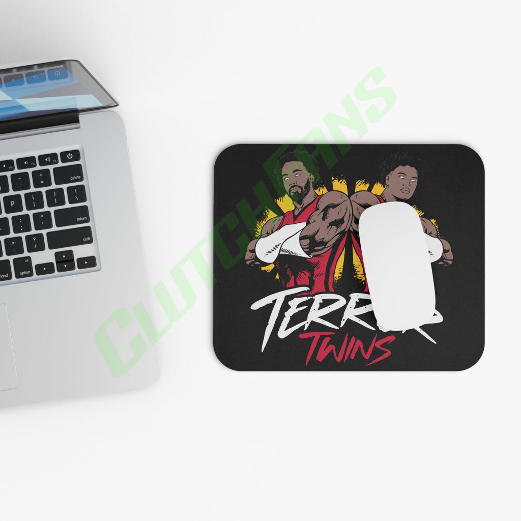 Terror Twins Mouse Pad (Black) Home Decor