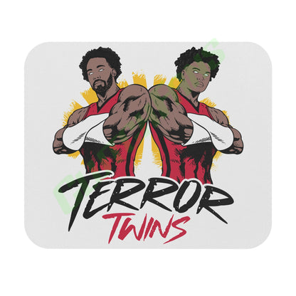 Terror Twins Mouse Pad (White) 9’’ × 8’’ / Rectangle Home Decor