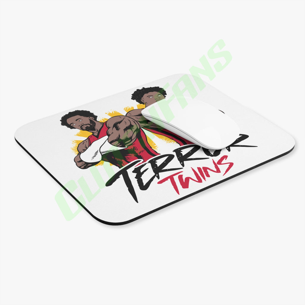 Terror Twins Mouse Pad (White) Home Decor