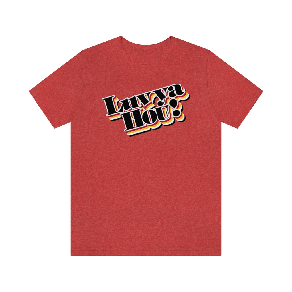 Luv Ya Hou! (Basketball) Heather Red / L T-Shirt