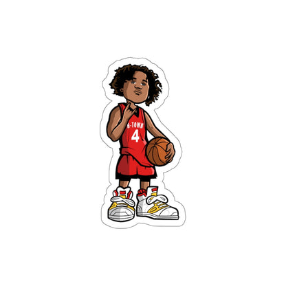 Jalen Die-Cut Sticker White / Die Cut 5 × Paper Products