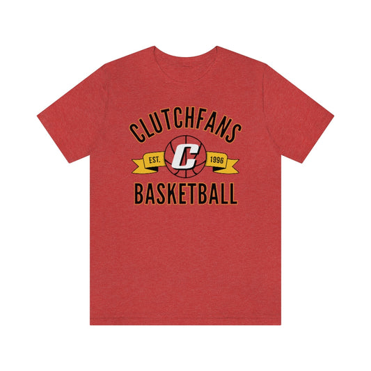 Clutchfans Basketball - Retro Heather Red / Xs T-Shirt