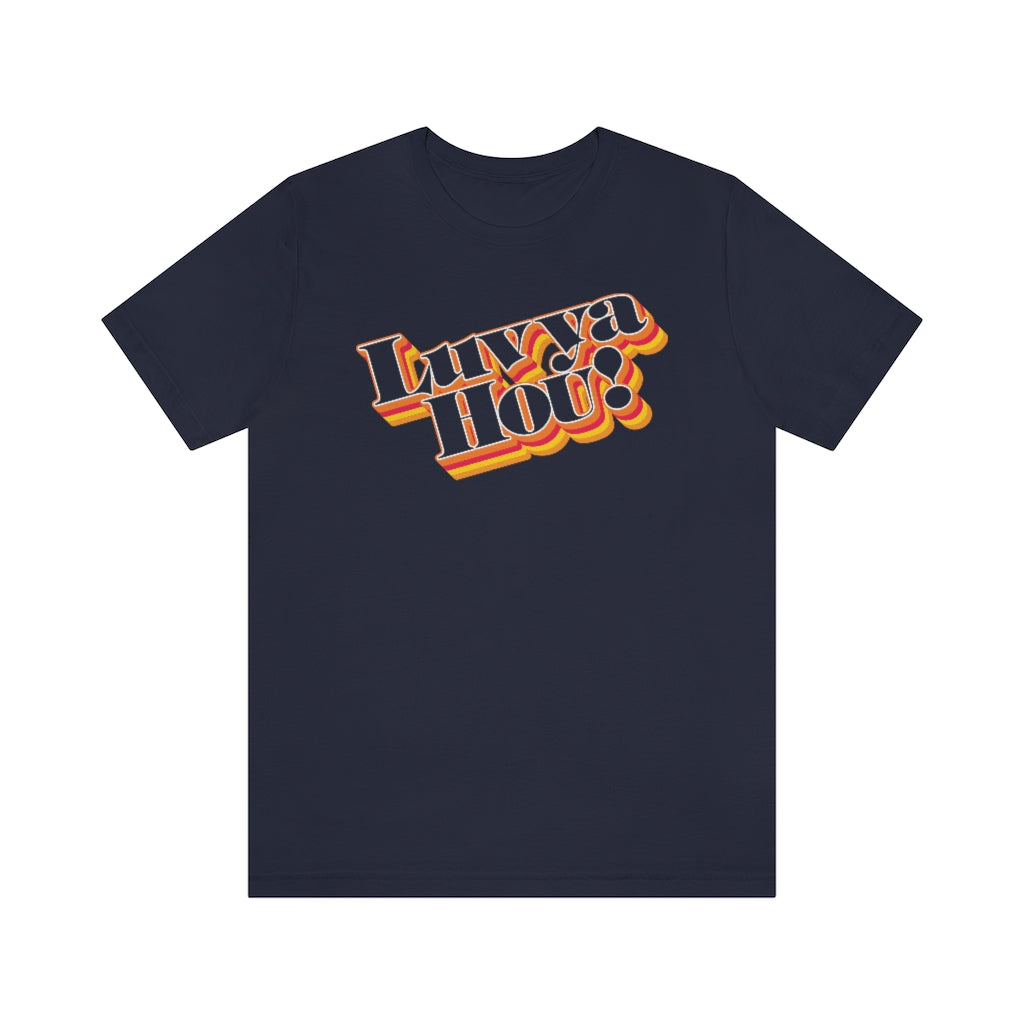 Luv Ya Hou! (Baseball) Navy / L T-Shirt