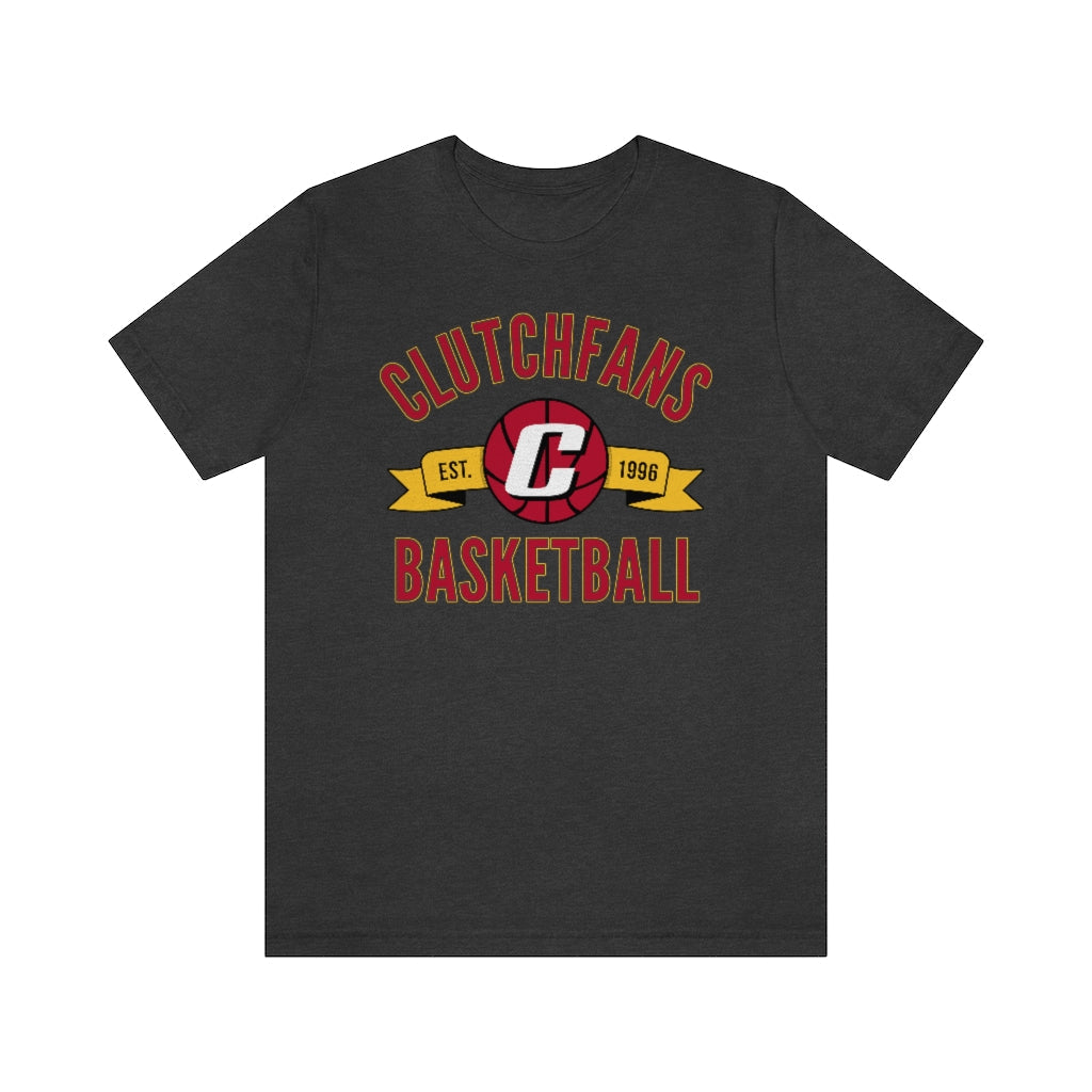 Clutchfans Basketball - Retro Dark Grey Heather / Xs T-Shirt