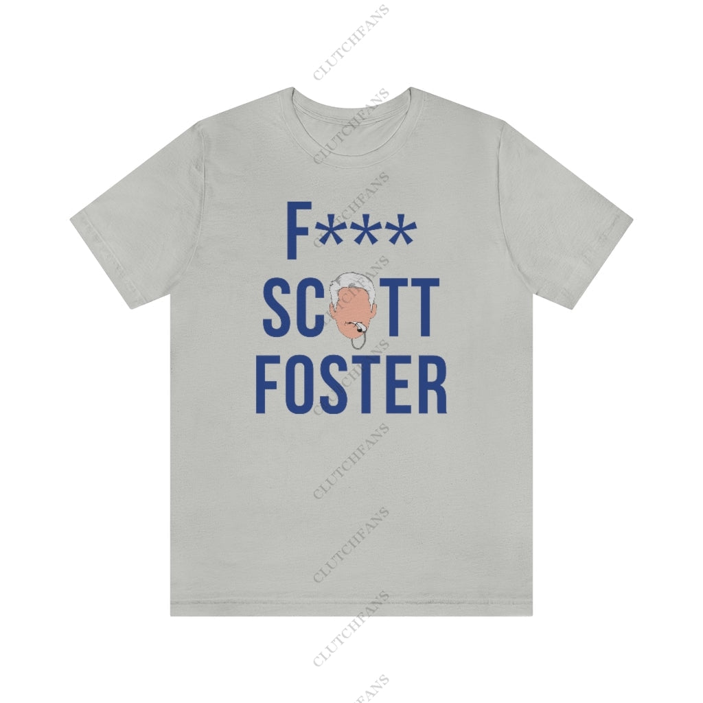 F*** Scott Foster (Golden State) Silver / Xs T-Shirt