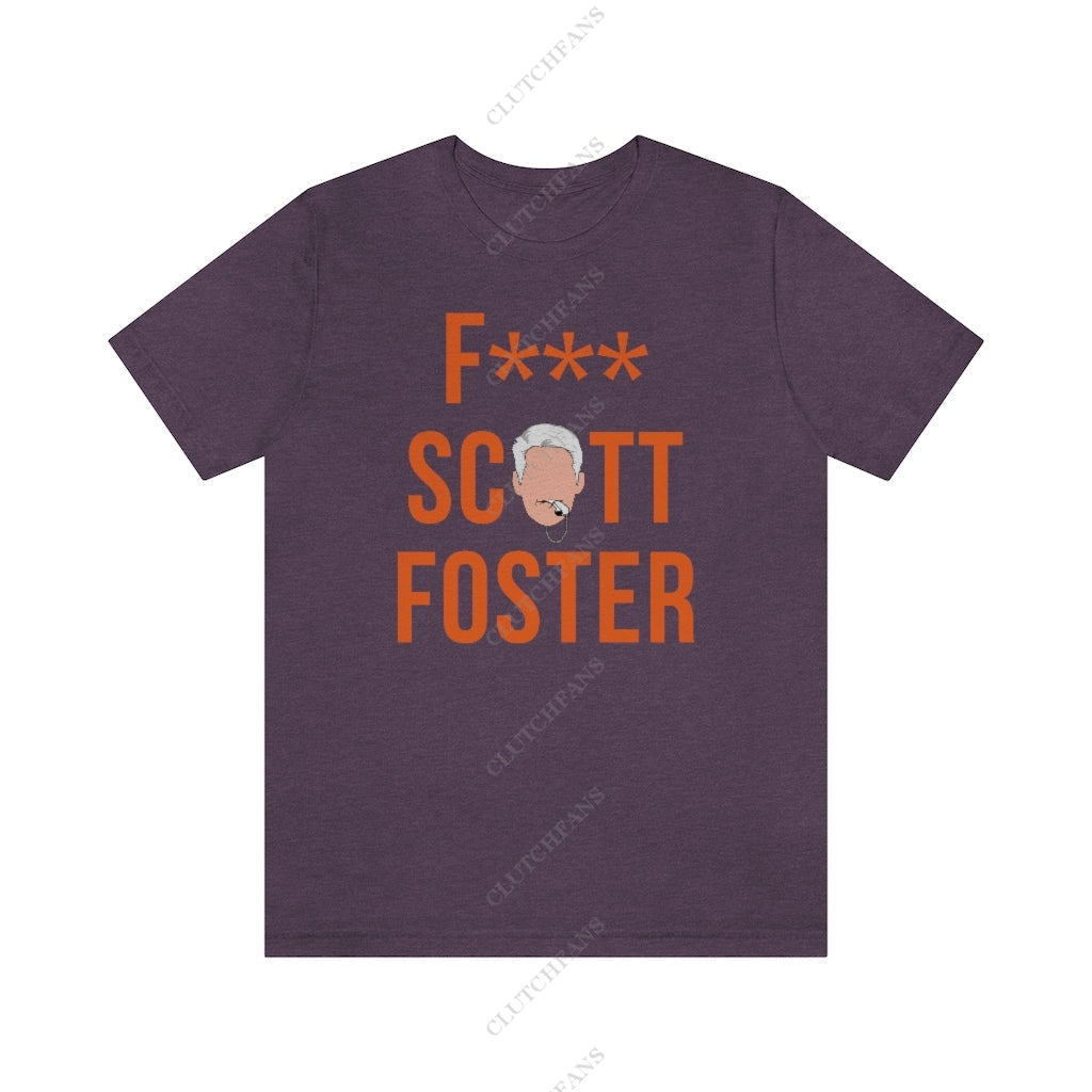 F*** Scott Foster (Phx) Heather Team Purple / Xs T-Shirt