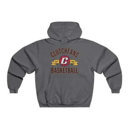 Clutchfans Basketball Hoodie - Retro Charcoal Grey / M