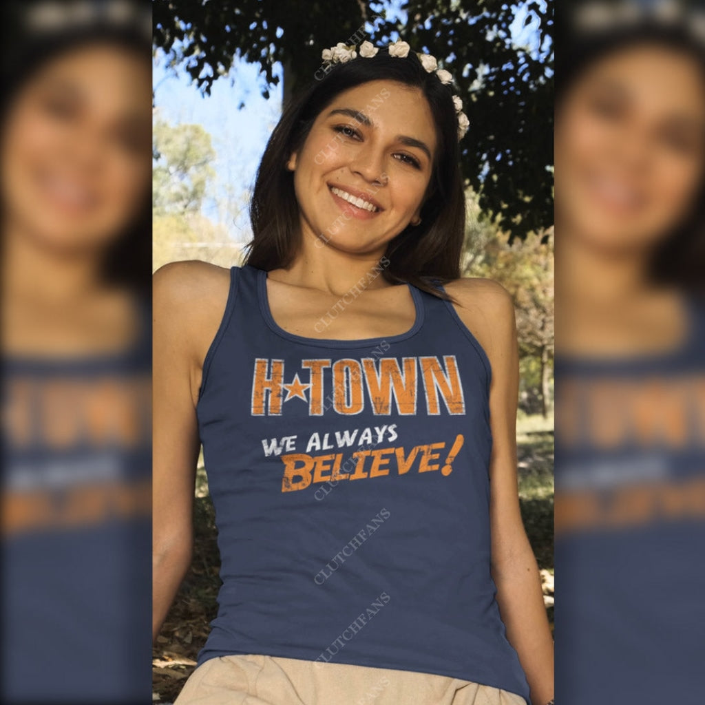 H-Town: We Always Believe! Tank (Baseball) Top