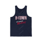 H-Town: We Always Believe! Tank (Basketball) Xs / Navy Top