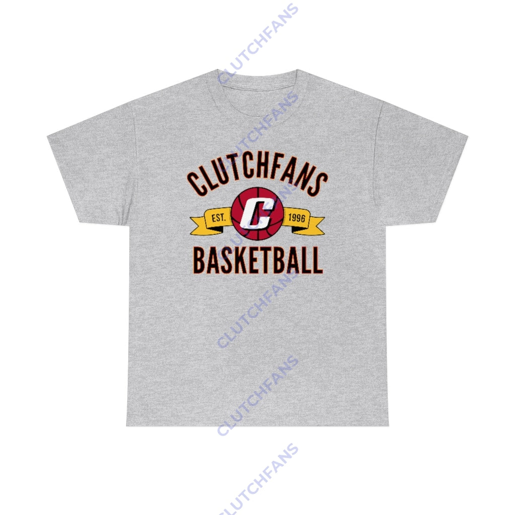(Heavy Cotton) Clutchfans Basketball - Retro Ash / S T-Shirt