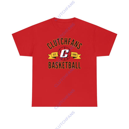 (Heavy Cotton) Clutchfans Basketball - Retro Red / L T-Shirt