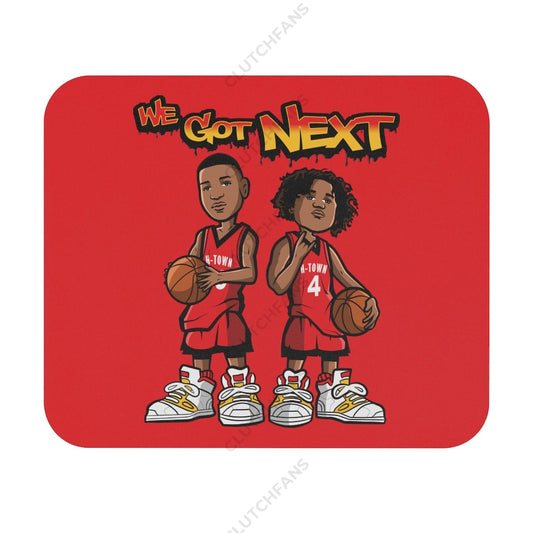 We Got Next (Red) Mouse Pad (Rectangle) 9 × 8 / Rectangle Home Decor